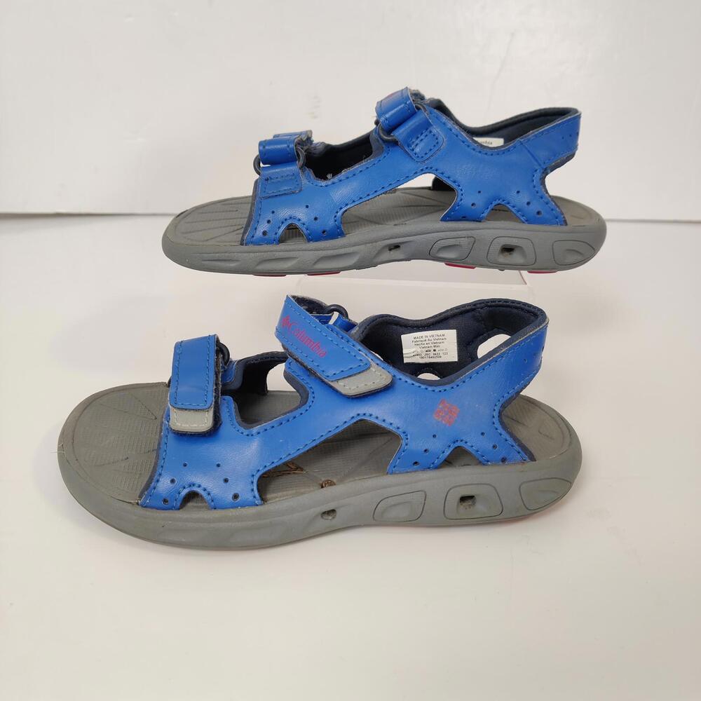 Columbia Kids Techsun Vent Water Sandals Blue/Gray Size 12 (EU29)